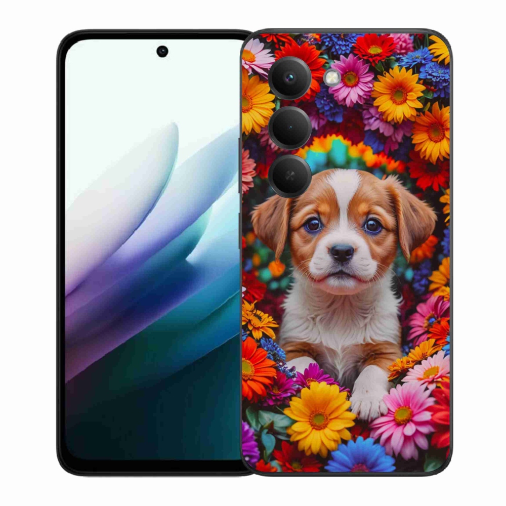 Gelový kryt mmCase na Xiaomi Redmi 15 4G/5G 171mm - roztomilé štěně