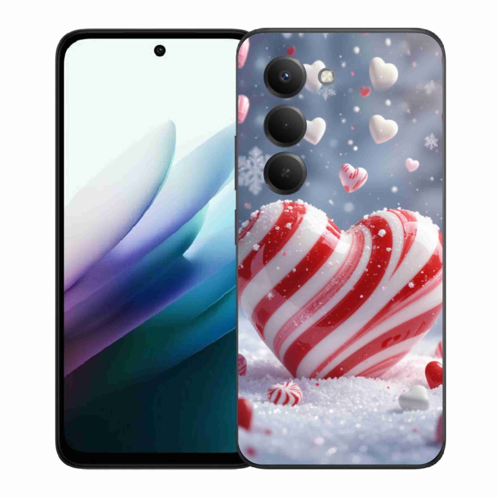 Gelový kryt mmCase na Xiaomi Redmi 15 4G/5G 171mm - sladké srdce