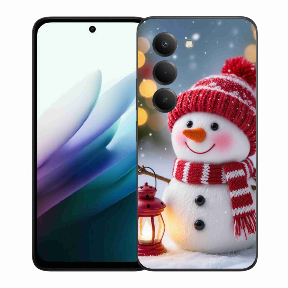 Gelový kryt mmCase na Xiaomi Redmi 15 4G/5G 171mm - sněhulák 2