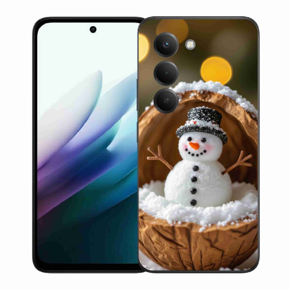 Gelový kryt mmCase na Xiaomi Redmi 15 4G/5G 171mm - sněhulák 4