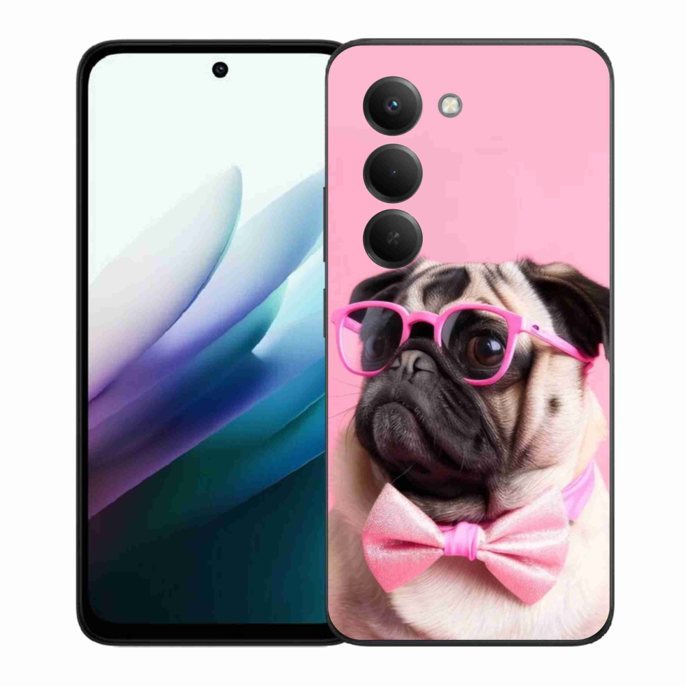 Gelový kryt mmCase na Xiaomi Redmi 15 4G/5G 171mm - stylový mops