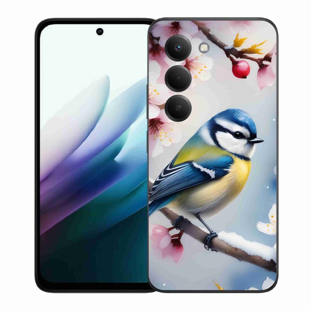 Gelový kryt mmCase na Xiaomi Redmi 15 4G/5G 171mm - sýkorka