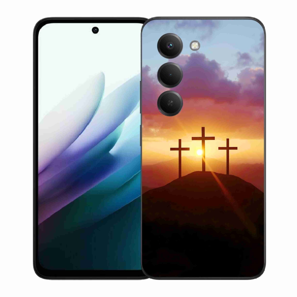 Gelový kryt mmCase na Xiaomi Redmi 15 4G/5G 171mm - tři kříže