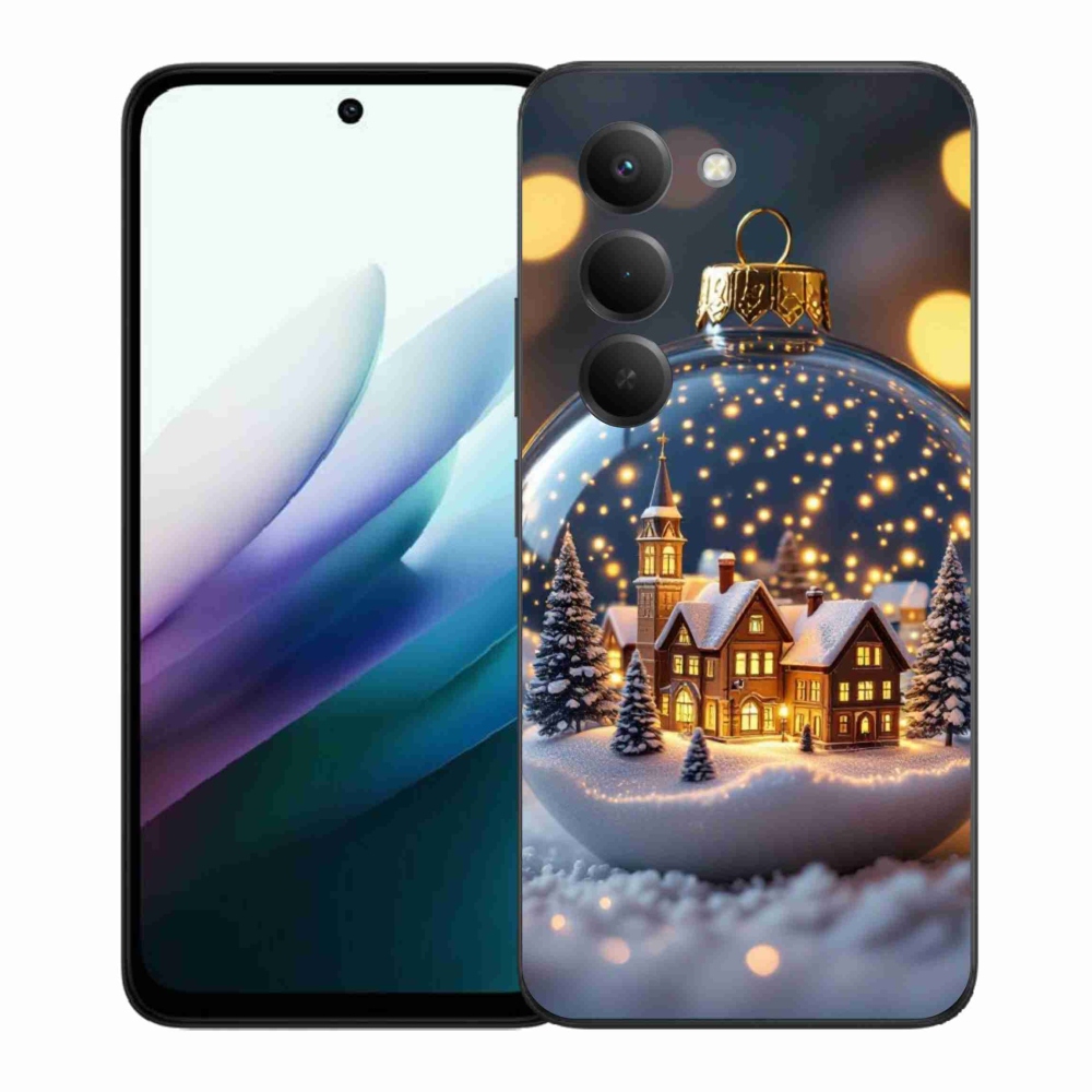 Gelový kryt mmCase na Xiaomi Redmi 15 4G/5G 171mm - vánoční koule 4