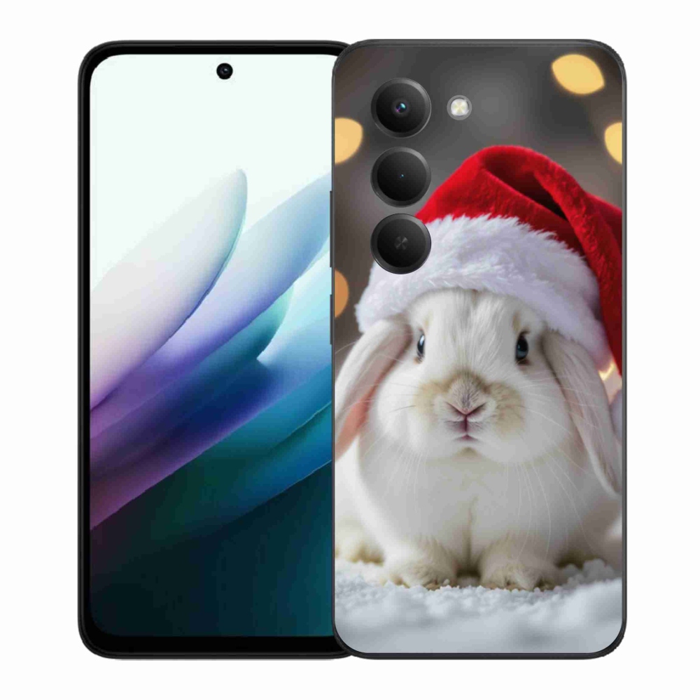 Gelový kryt mmCase na Xiaomi Redmi 15 4G/5G 171mm - vánoční králík