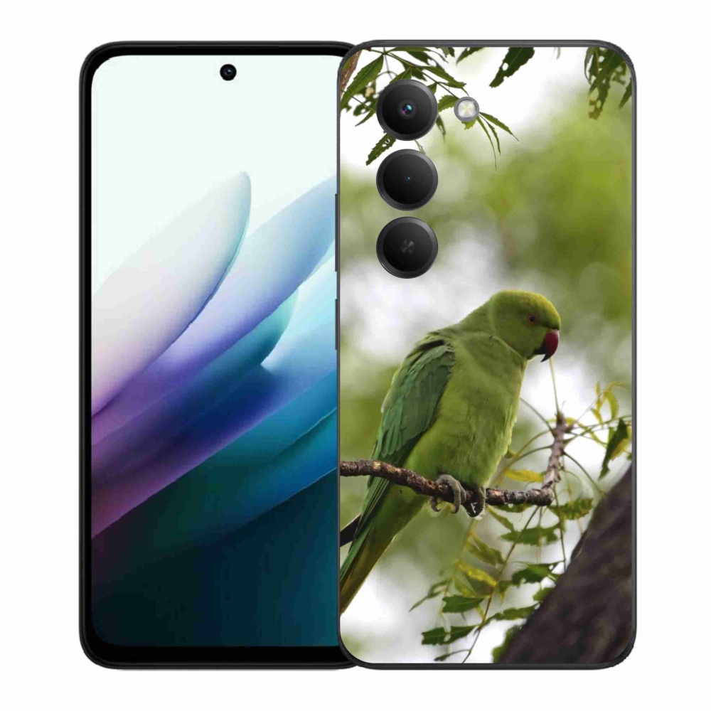 Gelový kryt mmCase na Xiaomi Redmi 15 4G/5G 171mm - zelený papoušek