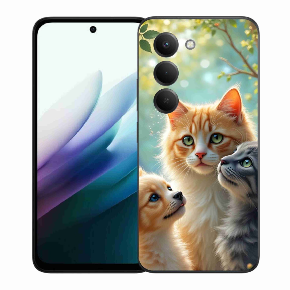 Gelový kryt mmCase na Xiaomi Redmi 15 4G/5G 171mm - zvířecí přátelství 2