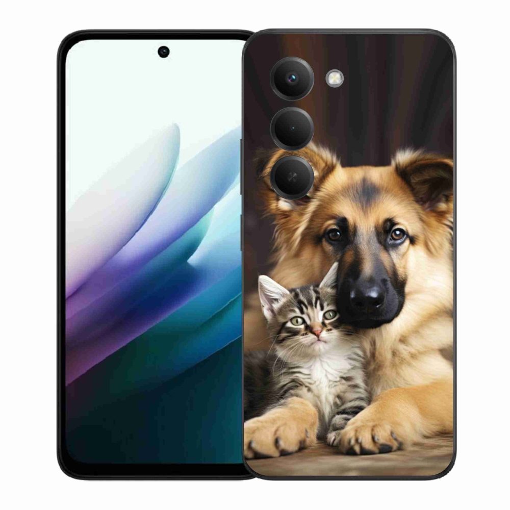 Gelový kryt mmCase na Xiaomi Redmi 15 4G/5G 171mm - zvířecí přátelství