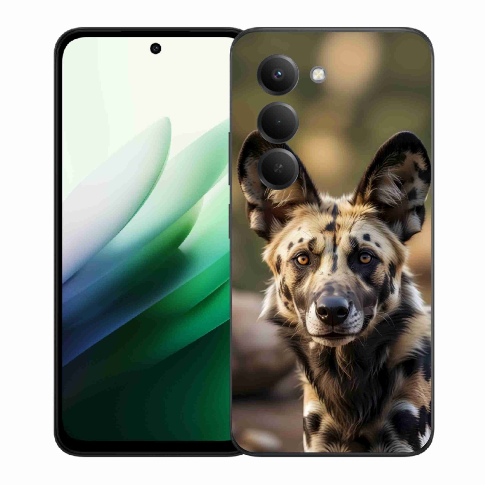 Gelový kryt mmCase na Xiaomi Redmi 15 5G 169mm - africký divoký pes