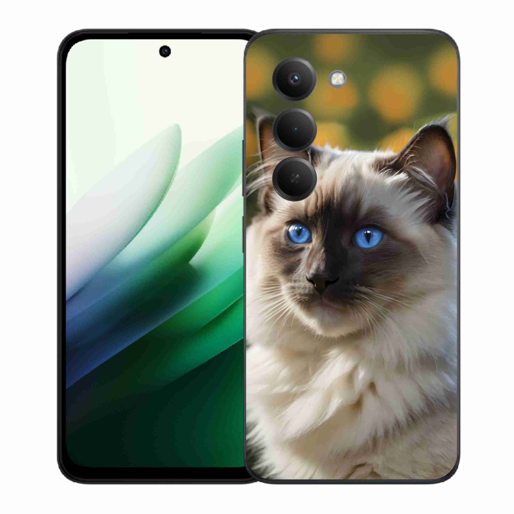 Gelový kryt mmCase na Xiaomi Redmi 15 5G (169mm) - bílý ragdoll