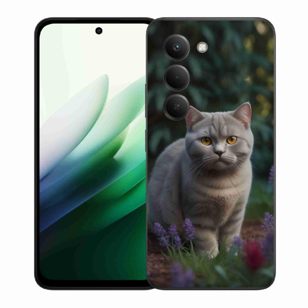 Gelový kryt mmCase na Xiaomi Redmi 15 5G (169mm) - britská kočka