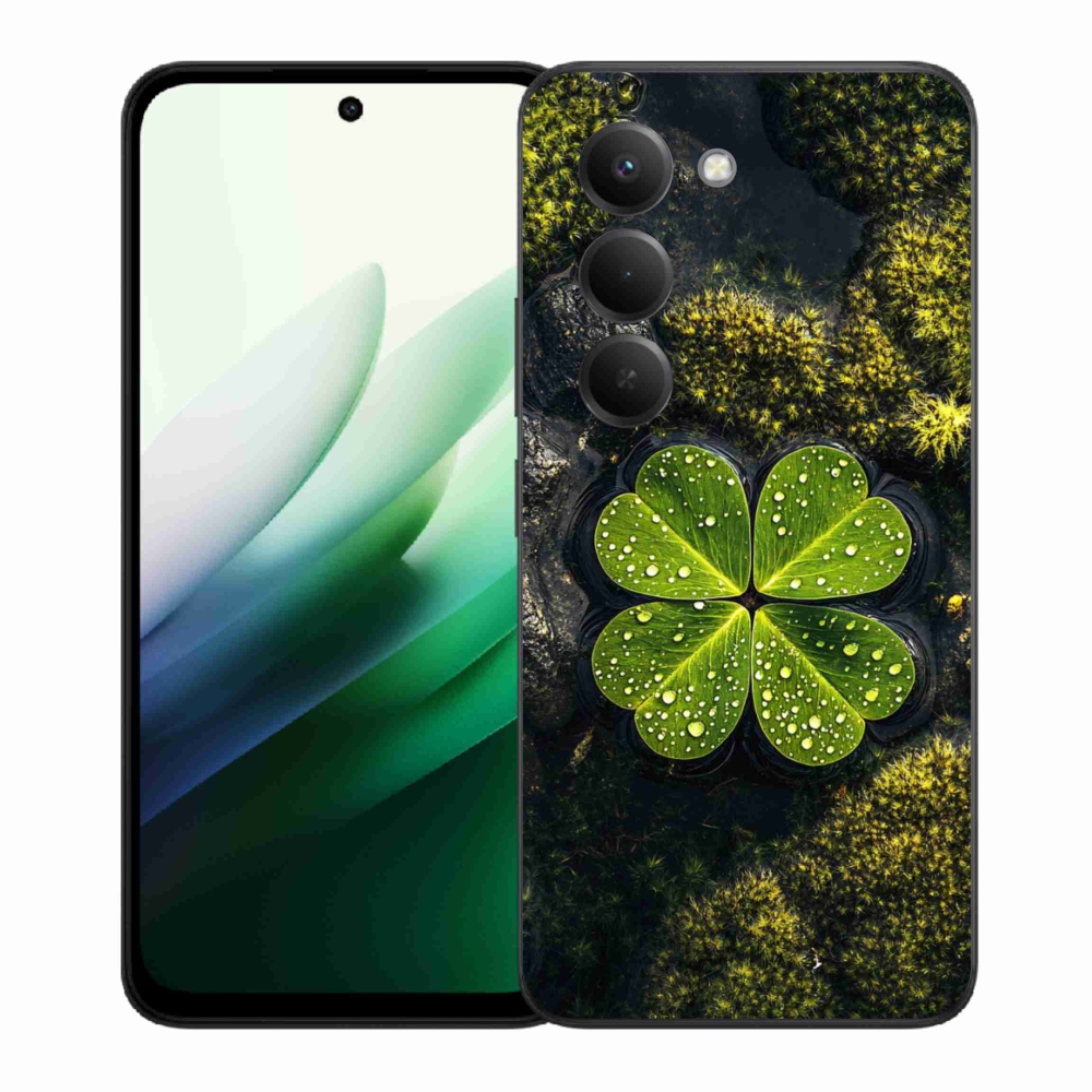 Gelový kryt mmCase na Xiaomi Redmi 15 5G (169mm) - čtyřlístek