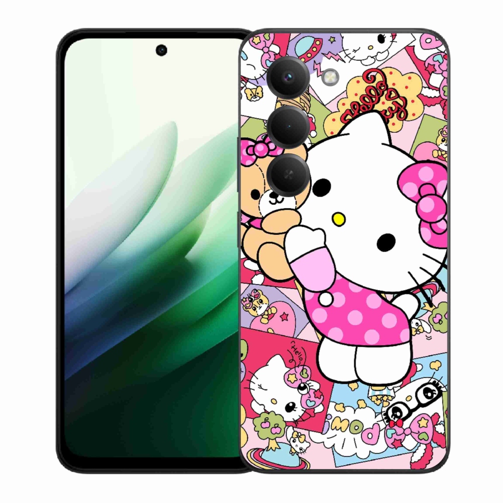 Gelový kryt mmCase na Xiaomi Redmi 15 5G 169mm - cute kitty