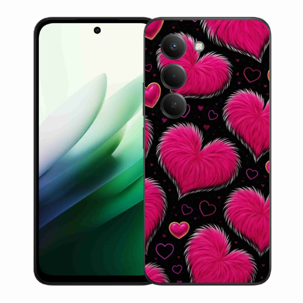 Gelový kryt mmCase na Xiaomi Redmi 15 5G (169mm) - hebká srdce