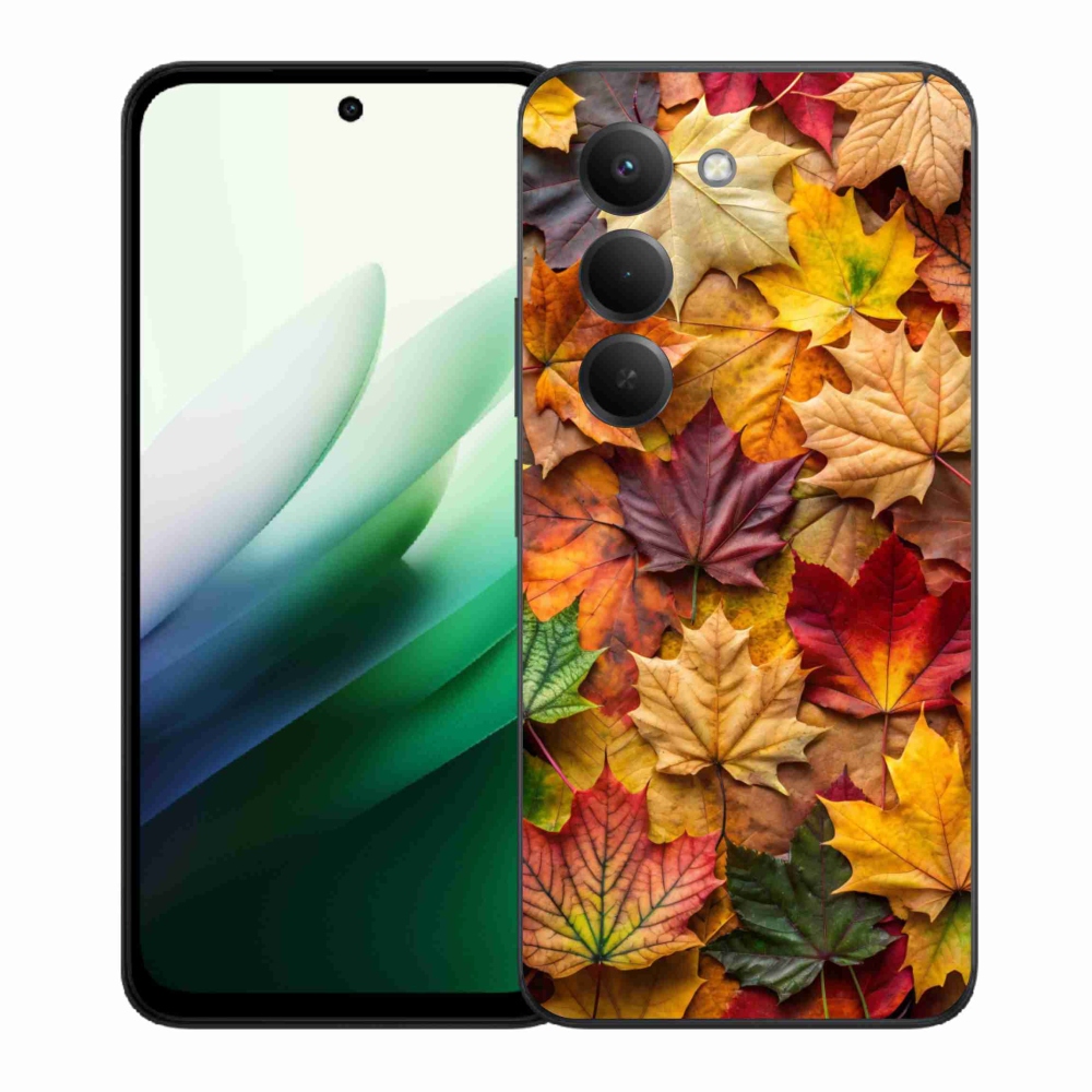 Gelový kryt mmCase na Xiaomi Redmi 15 5G (169mm) - javorové listy 2