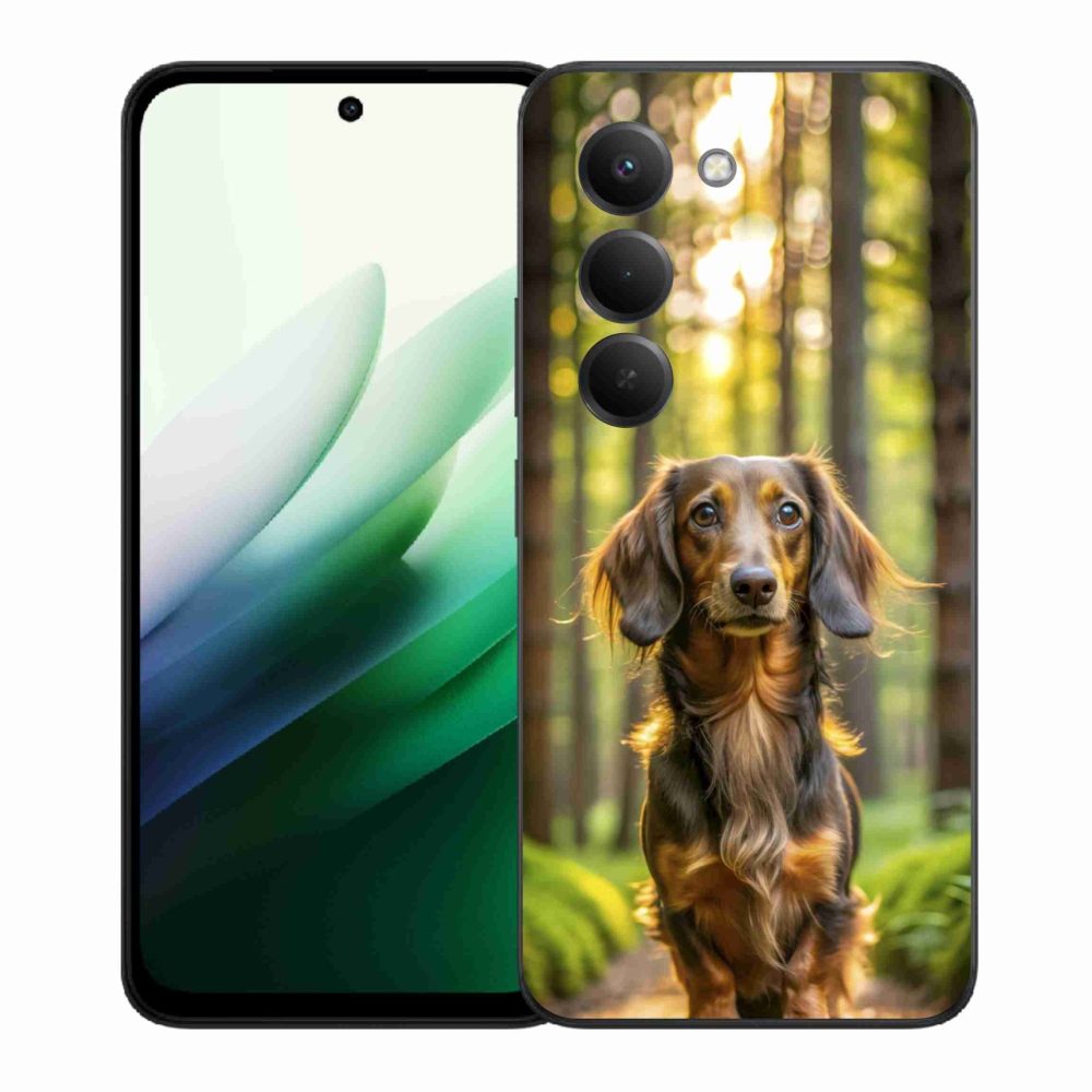 Gelový kryt mmCase na Xiaomi Redmi 15 5G (169mm) - jezevčík 4