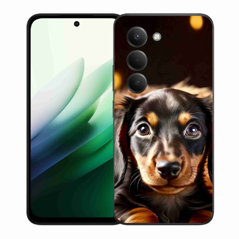 Gelový kryt mmCase na Xiaomi Redmi 15 5G (169mm) - jezevčík