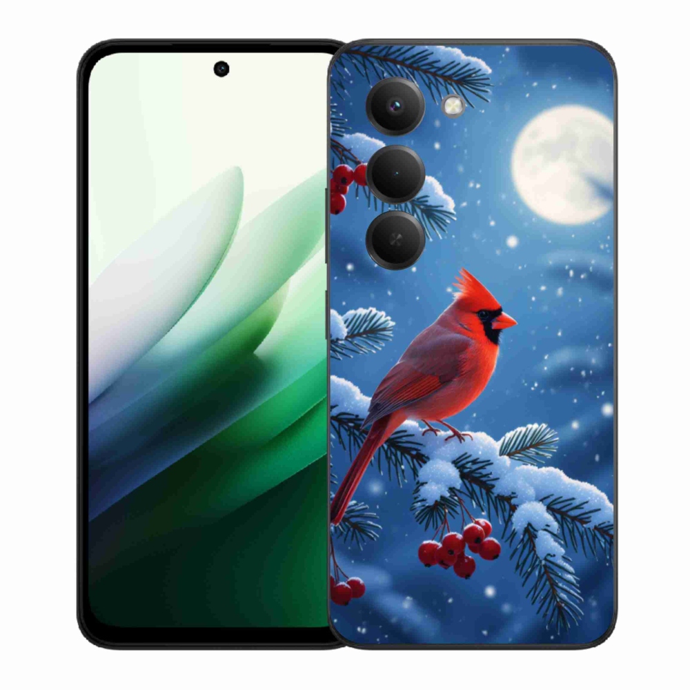 Gelový kryt mmCase na Xiaomi Redmi 15 5G 169mm - kardinál červený