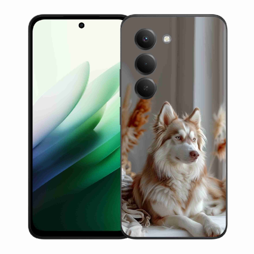 Gelový kryt mmCase na Xiaomi Redmi 15 5G 169mm - klidný sibiřský husky