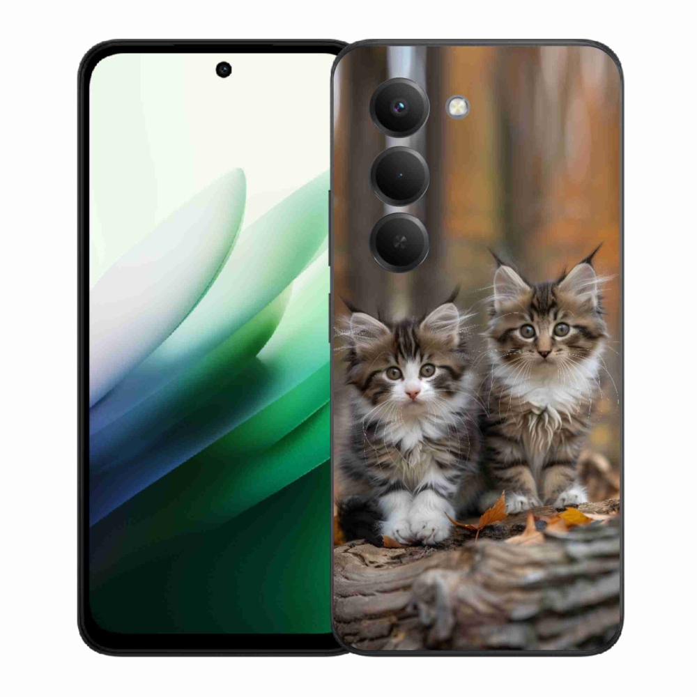 Gelový kryt mmCase na Xiaomi Redmi 15 5G 169mm - kočičí duo 3