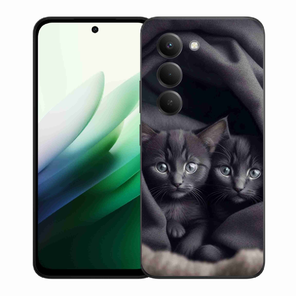 Gelový kryt mmCase na Xiaomi Redmi 15 5G (169mm) - kočičí duo