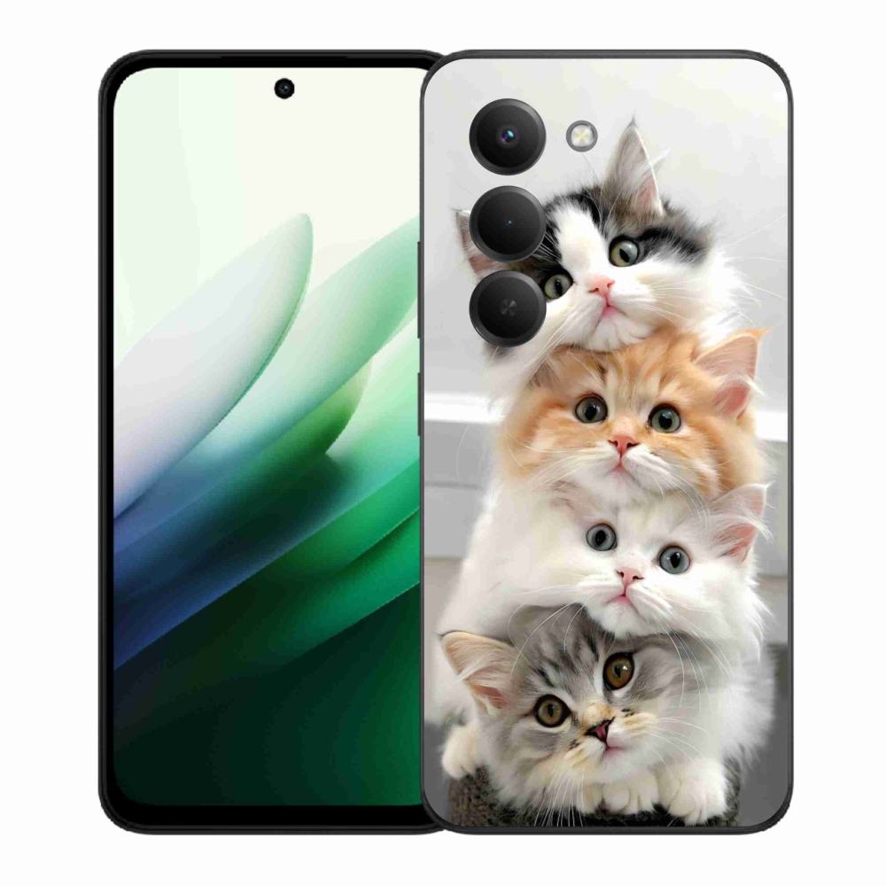 Gelový kryt mmCase na Xiaomi Redmi 15 5G (169mm) - kočičí parta