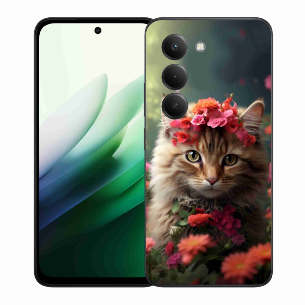 Gelový kryt mmCase na Xiaomi Redmi 15 5G (169mm) - kočíčí princezna