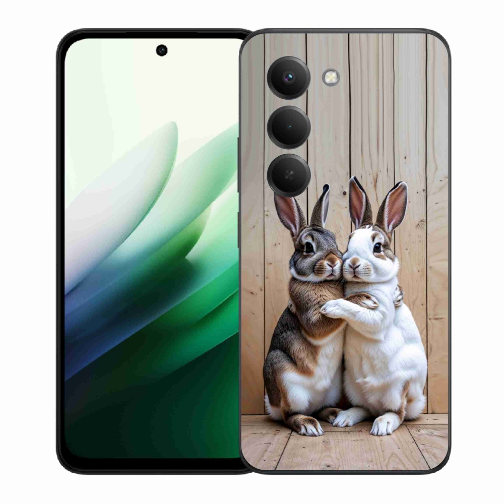 Gelový kryt mmCase na Xiaomi Redmi 15 5G 169mm - králičí pár