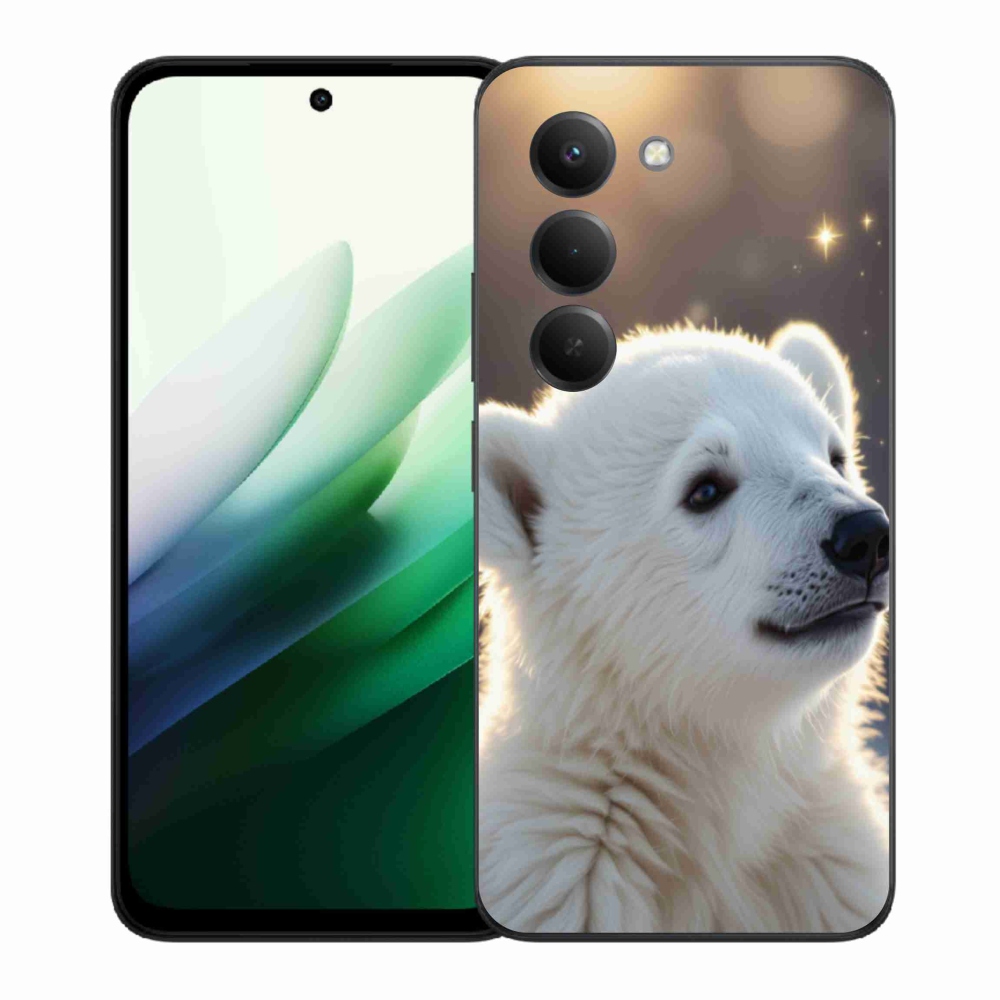 Gelový kryt mmCase na Xiaomi Redmi 15 5G (169mm) - lední medvěd