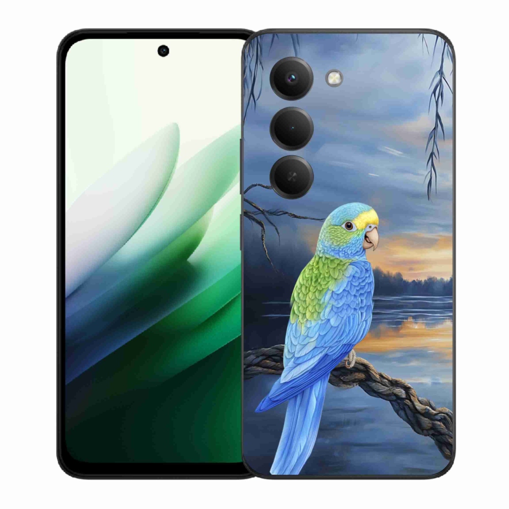 Gelový kryt mmCase na Xiaomi Redmi 15 5G (169mm) - modrý papoušek