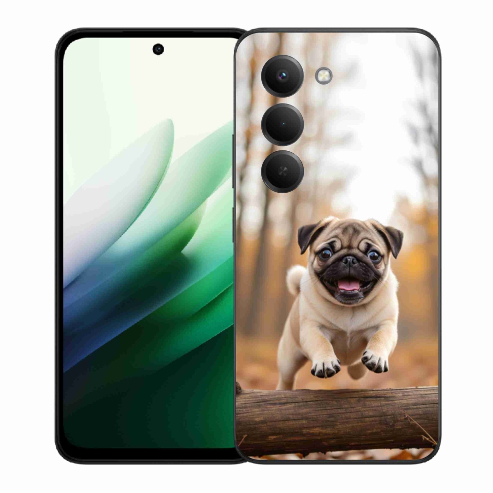 Gelový kryt mmCase na Xiaomi Redmi 15 5G (169mm) - mops 2
