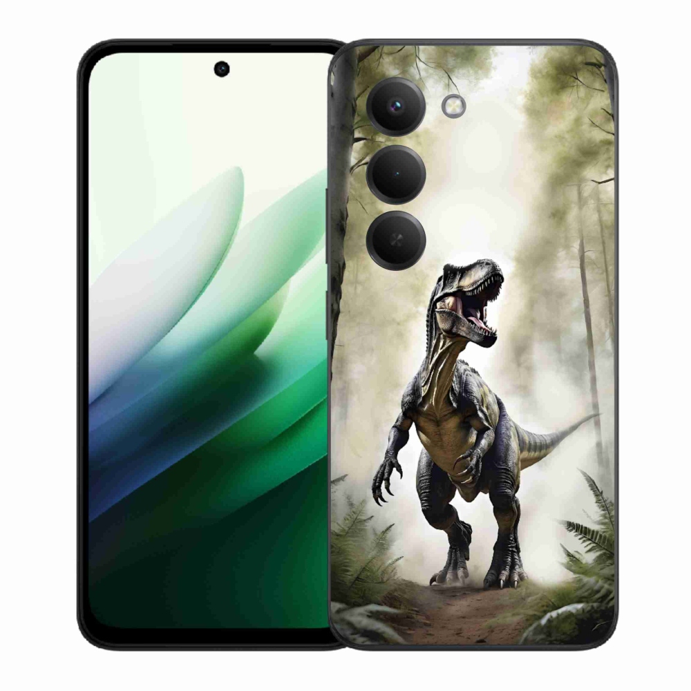 Gelový kryt mmCase na Xiaomi Redmi 15 5G 169mm - naštvaný T-Rex