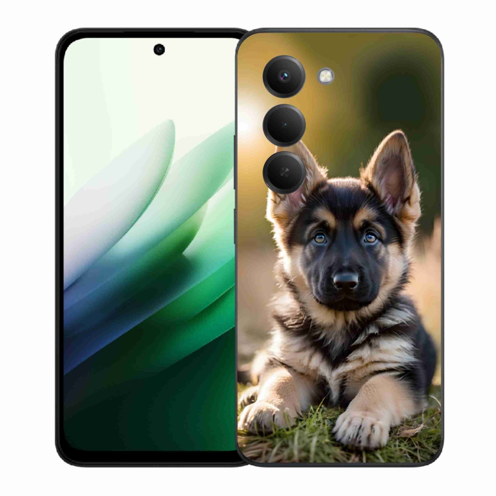 Gelový kryt mmCase na Xiaomi Redmi 15 5G 169mm - německý ovčák v přírodě