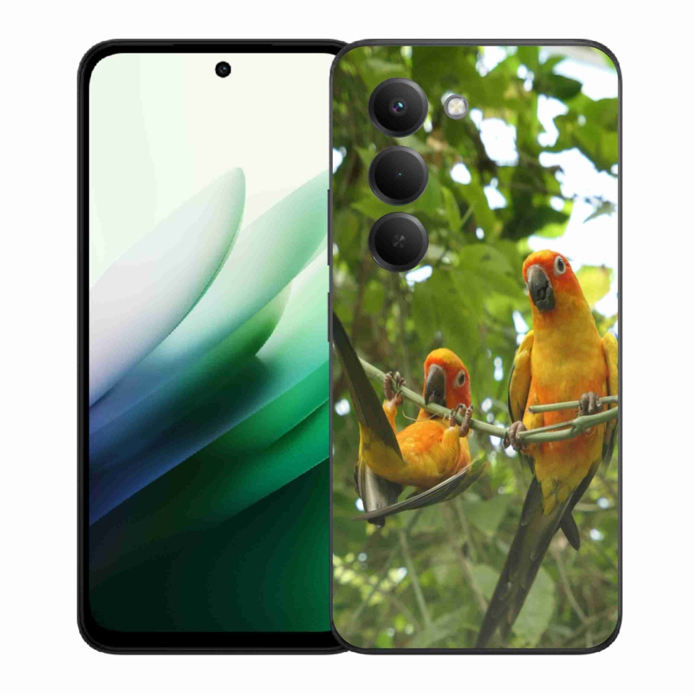 Gelový kryt mmCase na Xiaomi Redmi 15 5G (169mm) - papoušci aratingy