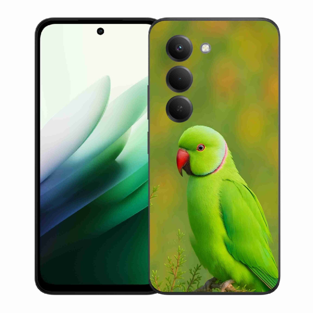 Gelový kryt mmCase na Xiaomi Redmi 15 5G (169mm) - papoušek alexandr 2