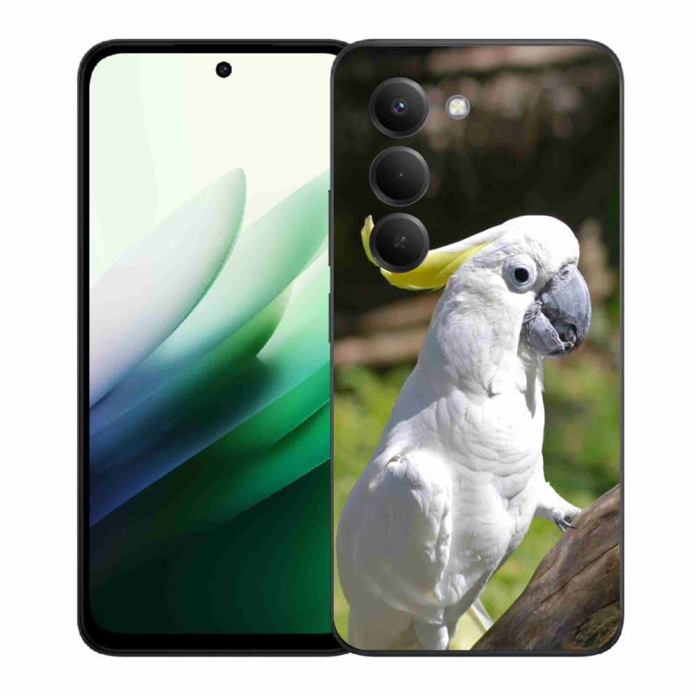 Gelový kryt mmCase na Xiaomi Redmi 15 5G (169mm) - papoušek kakadu 2