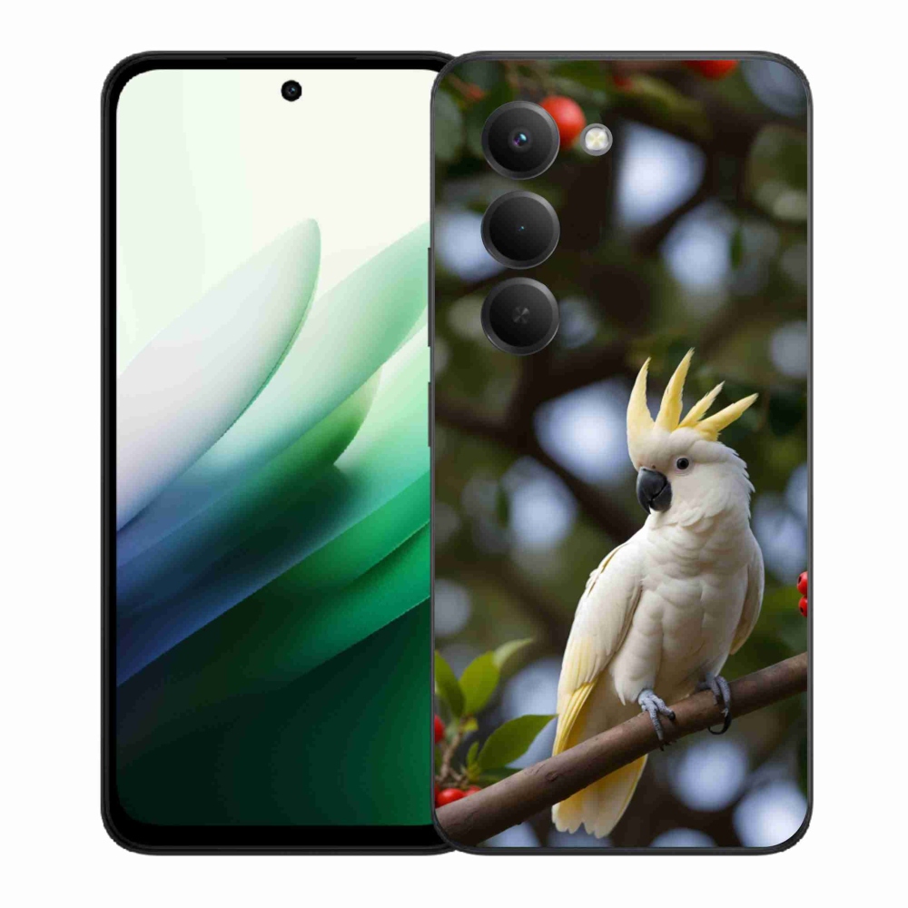 Gelový kryt mmCase na Xiaomi Redmi 15 5G 169mm - papoušek kakadu 3