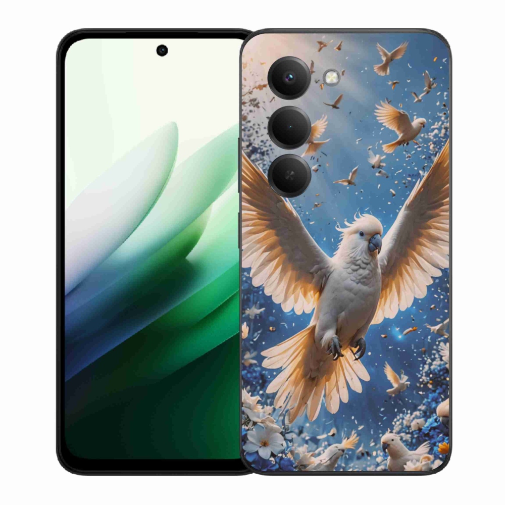 Gelový kryt mmCase na Xiaomi Redmi 15 5G (169mm) - papoušek kakadu