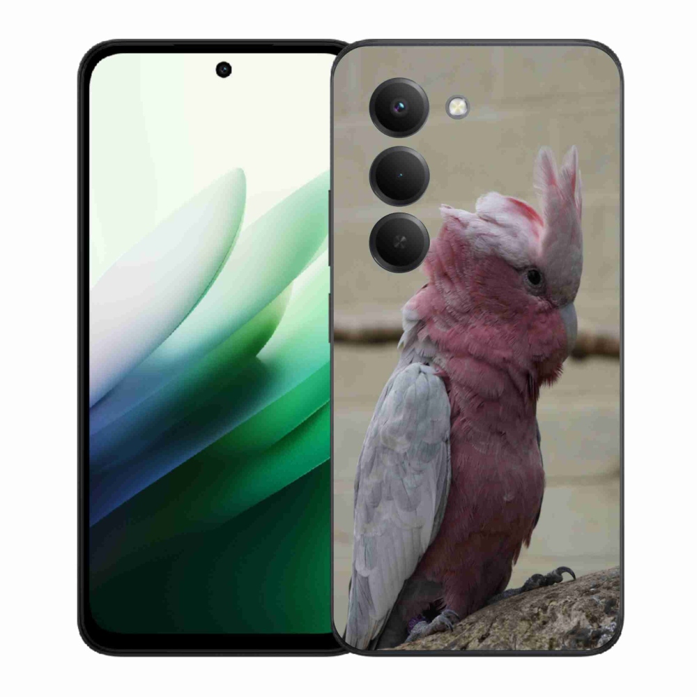 Gelový kryt mmCase na Xiaomi Redmi 15 5G (169mm) - papoušek kakadu růžový