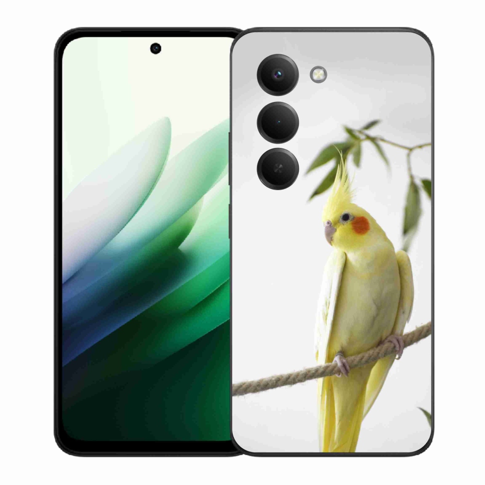 Gelový kryt mmCase na Xiaomi Redmi 15 5G 169mm - papoušek korela chocholatá
