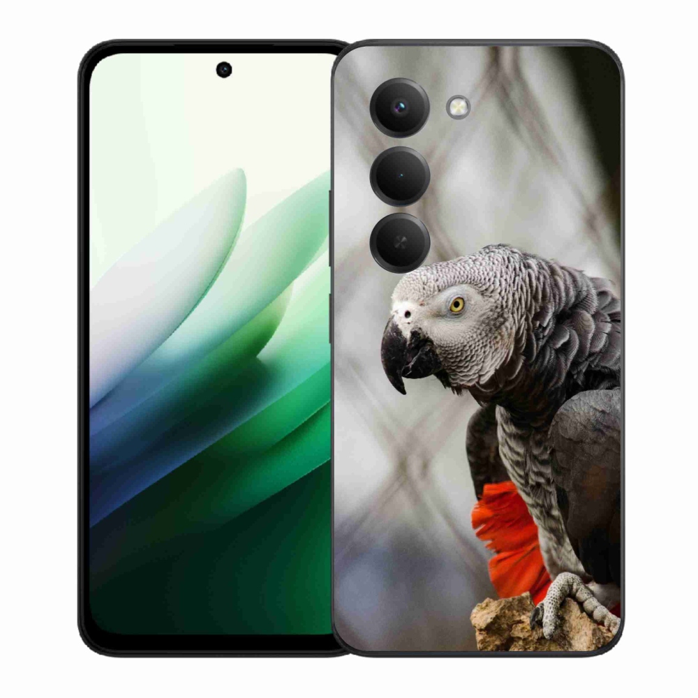 Gelový kryt mmCase na Xiaomi Redmi 15 5G 169mm - papoušek žako 3