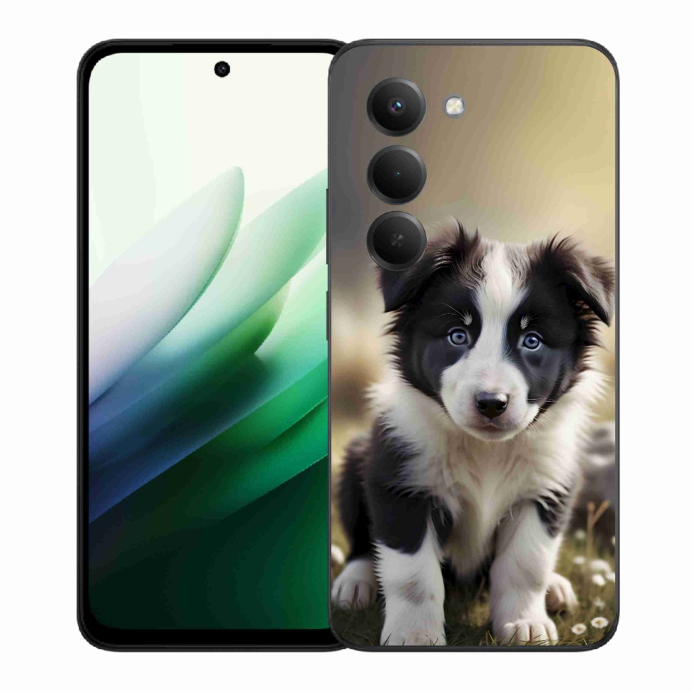 Gelový kryt mmCase na Xiaomi Redmi 15 5G 169mm - roztomilá border kolie