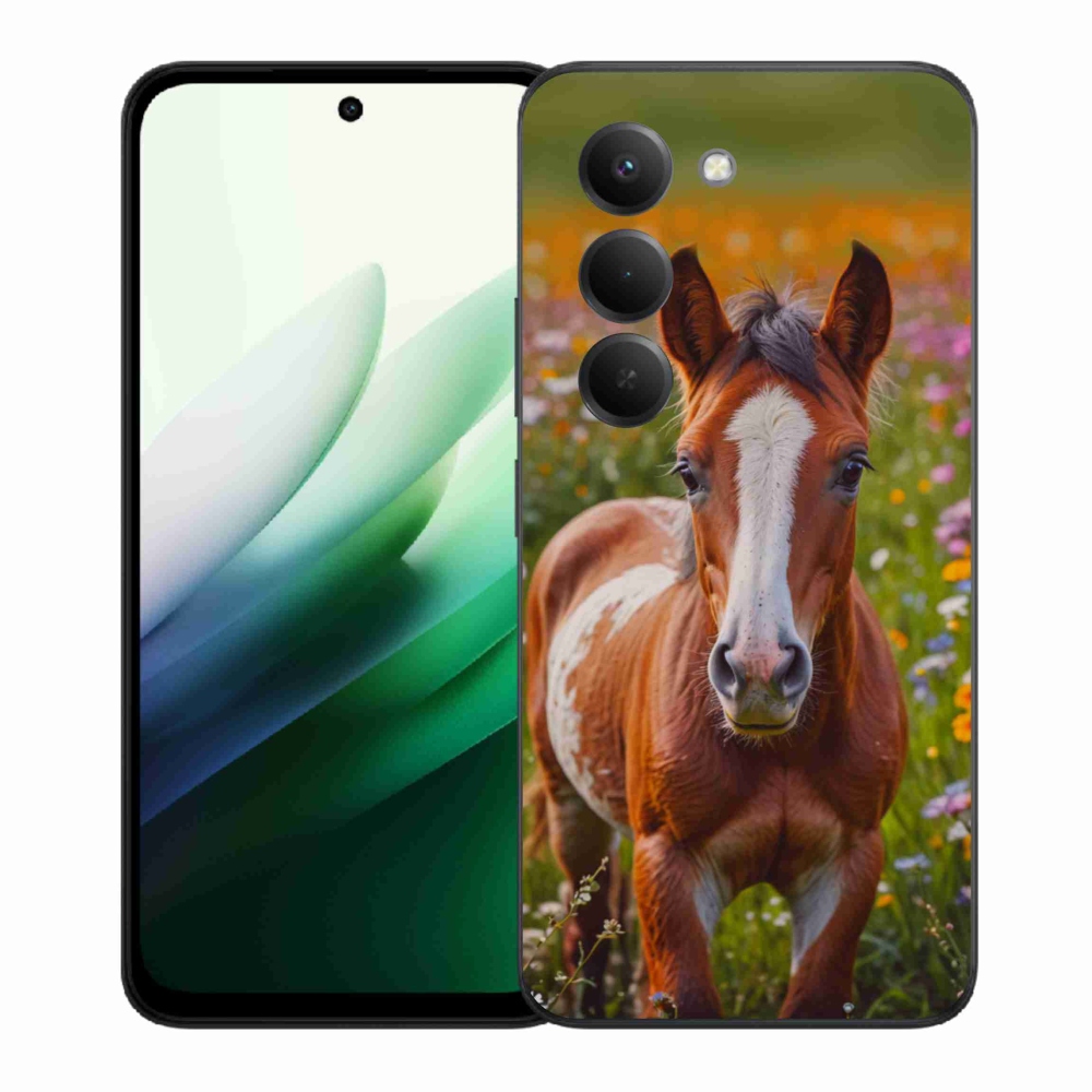 Gelový kryt mmCase na Xiaomi Redmi 15 5G 169mm - roztomilé hříbě