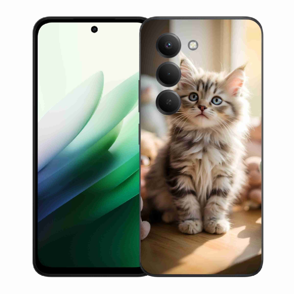 Gelový kryt mmCase na Xiaomi Redmi 15 5G 169mm - roztomilé kotě 10