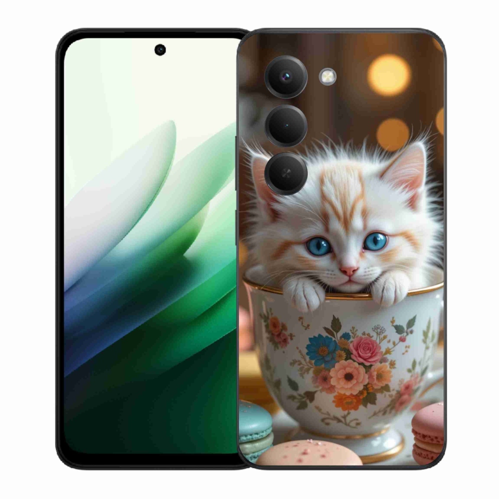 Gelový kryt mmCase na Xiaomi Redmi 15 5G (169mm) - roztomilé kotě 6