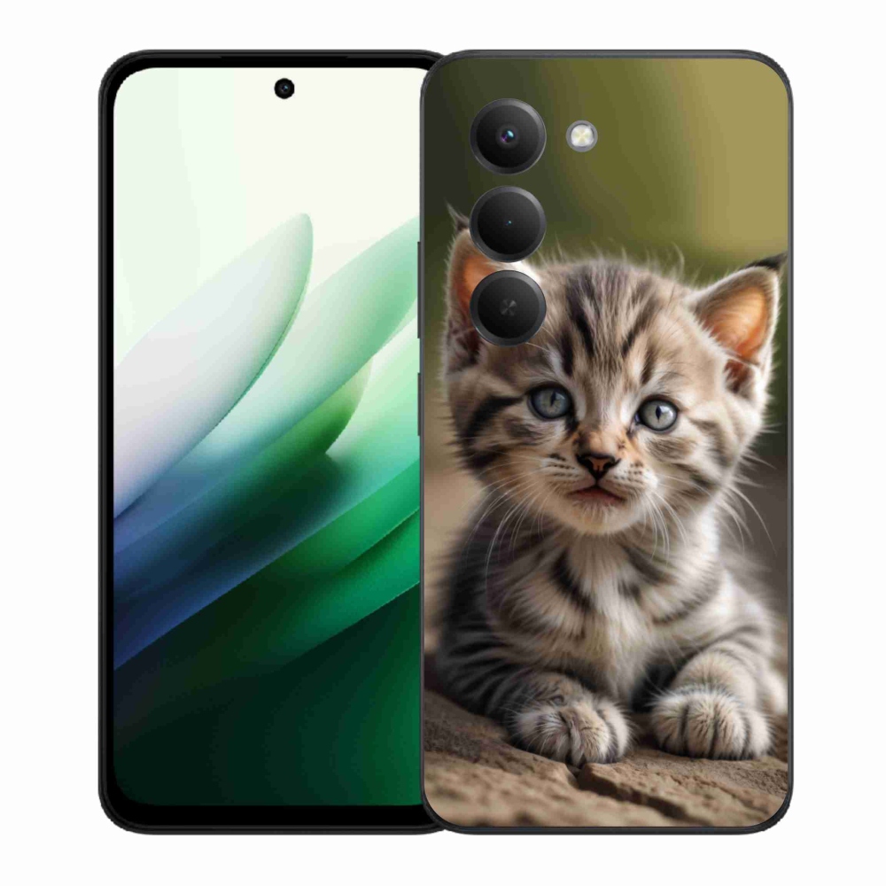 Gelový kryt mmCase na Xiaomi Redmi 15 5G (169mm) - roztomilé kotě 9