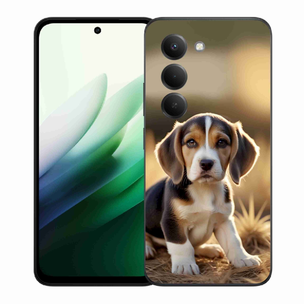 Gelový kryt mmCase na Xiaomi Redmi 15 5G 169mm - roztomilý bígl