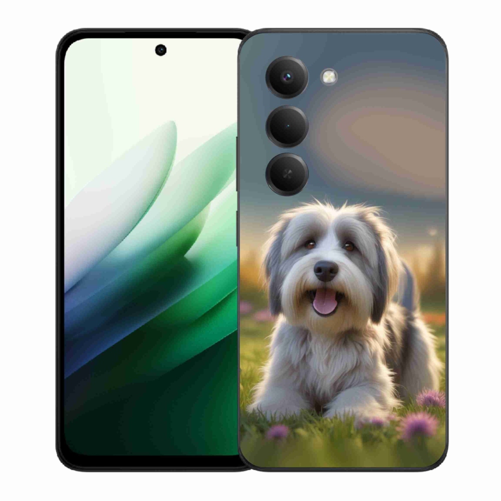 Gelový kryt mmCase na Xiaomi Redmi 15 5G 169mm - roztomilý havanský psík