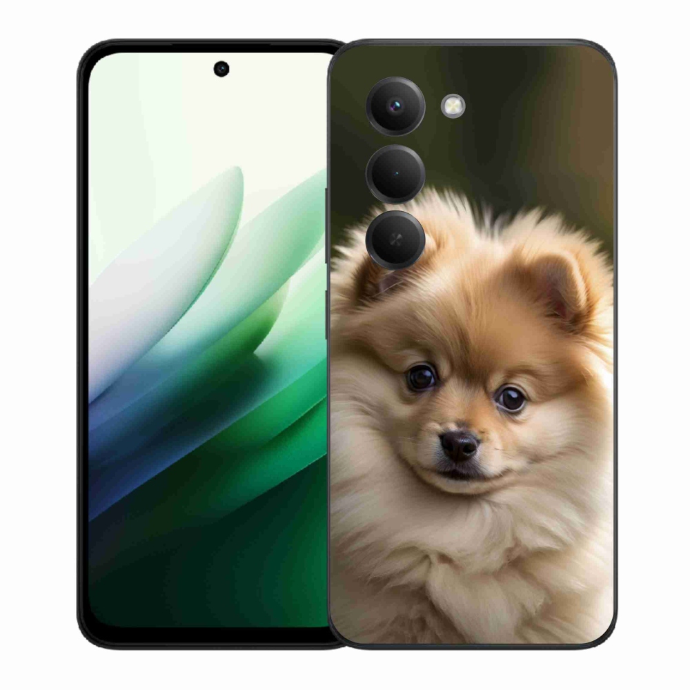 Gelový kryt mmCase na Xiaomi Redmi 15 5G 169mm - roztomilý pomeranian 2
