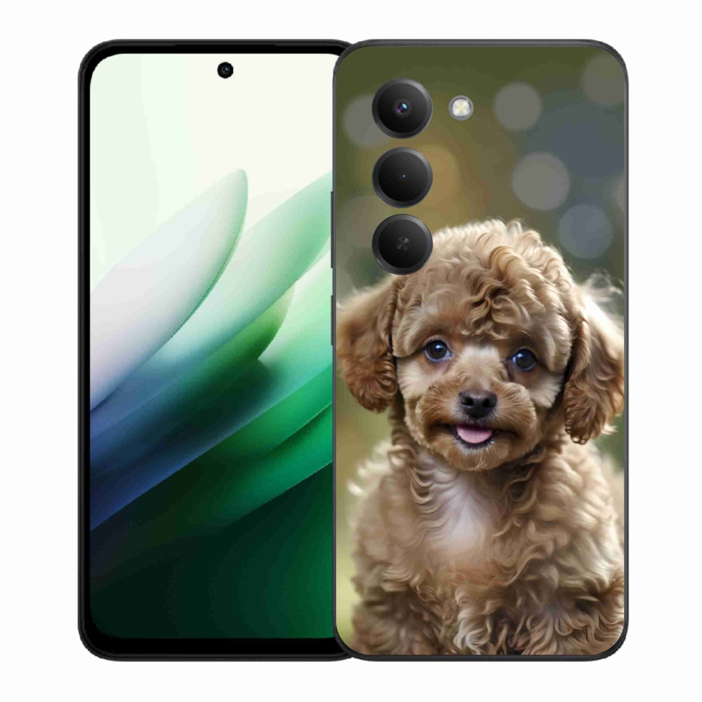 Gelový kryt mmCase na Xiaomi Redmi 15 5G 169mm - roztomilý pudl